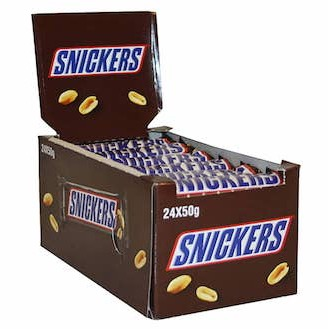 Snickers Pack de 24 bars de chocolat - 50 Gr par unité prix tunisie 
